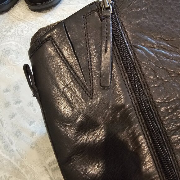 NWOB Franco Sarto Kemper Black Leather Boot US 8M - Picture 7 of 8